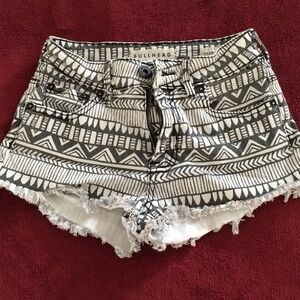 Bullhead denim high rise shorts